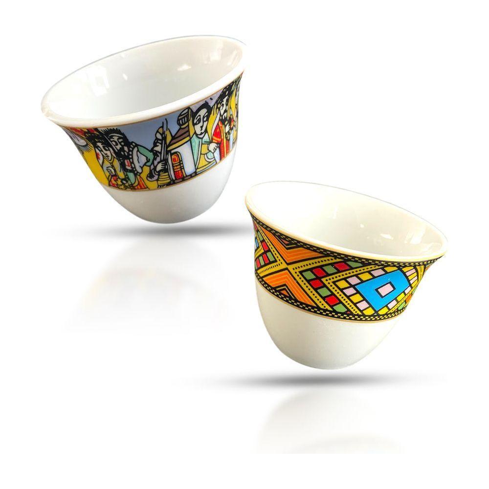 Shewhat 12pcs cawa cup90ml pattern/Illustration