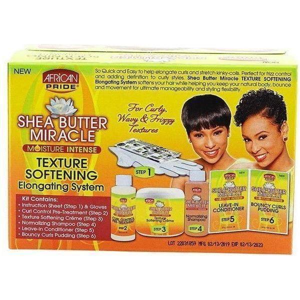 African Pride Shea Butter Miracle Moisture Intense Texture Softening Elongating System - Gtworld.de