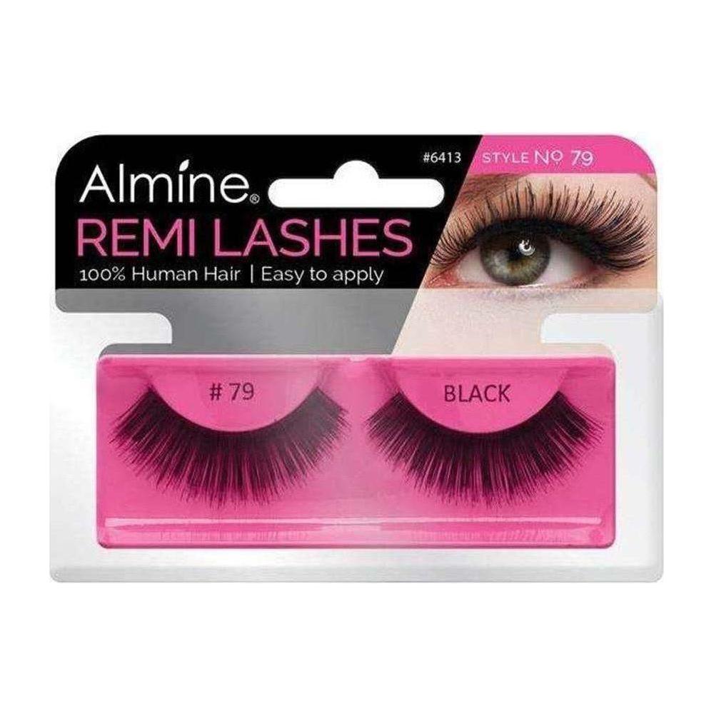 Almine Eyelashes Black 100% Remi Human hair - Gtworld.de