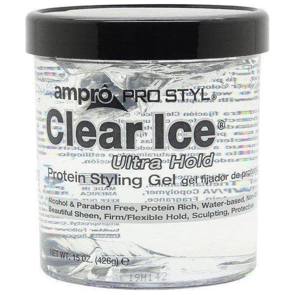 ampro Pro Styl Clear Ice Ultra Hold Protein Styling Gel 426g - Gtworld.de
