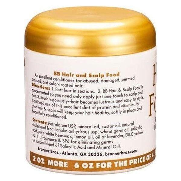 BB Hair food Hair & Scalp Nourishment for relaxed & pressed hair 177ml - Gtworld.de