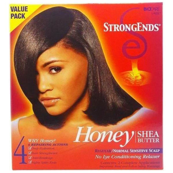 BioCare StrongEnds Honey Shea Butter No Lye Conditioning Relaxer Regular - Gtworld.de