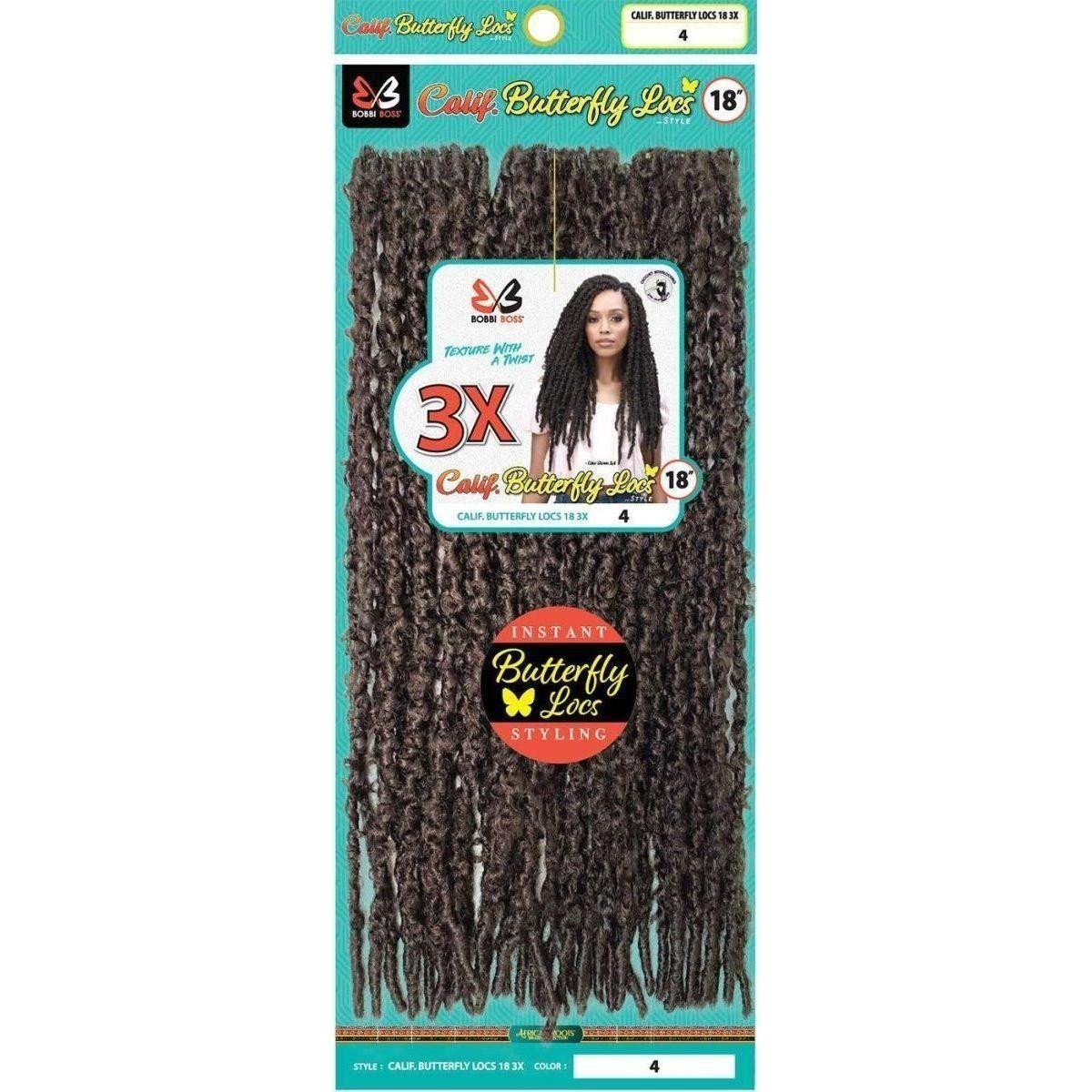 BOBBI BOSS 3X Calif. Butterfly Locs Pre - Looped Crochet Braid Kunsthaar 18" - Gtworld.de