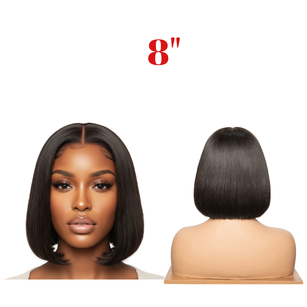 Dream Hair Bob Cut 13*6 Glueless Wig Brazilian Virgin Natural Color