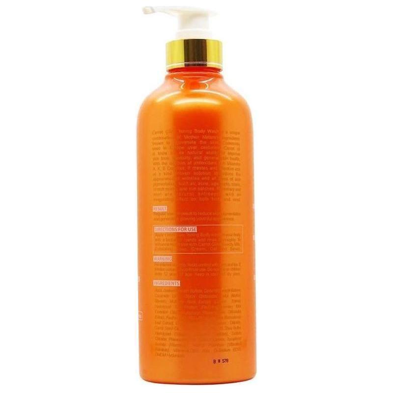 Carrot Glow Intense Toning Body Wash Rosemary Mint with Carrot Oil & Vitamins A, K, E Complex 500ml - Gtworld.de