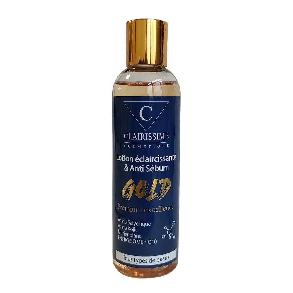 Clairissime Eclaircissante & Anti Sebum Gold Lotion 200ml - gtworld.de