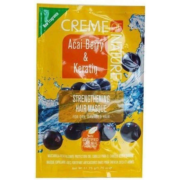 Creme of Nature Acai Berry&Keratin Strengthening Hair Masque 51,75g - Gtworld.de