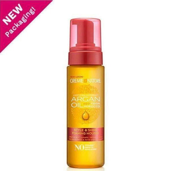 Creme of Nature with Argan Oil Style & Shine Foaming Mousse 7 oz - Gtworld.de