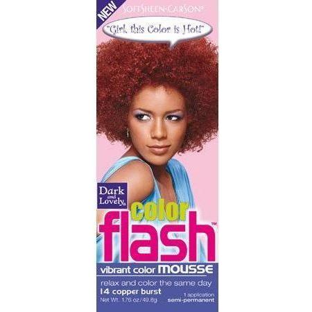 Dark and Lovely Soft Sheen - Carson Color Flash Vibrant Color Mousse 1.76 oz - Gtworld.de