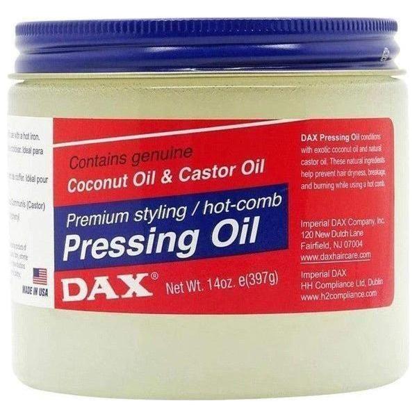 DAX Pressing Oil Enriched with Coconut Oil & Castor Oil 3.5/7.5/14 oz - gtworld.de