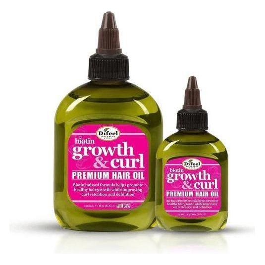 Difeel Growth and Curl Biotin Premium Hair Oil 75ml / 210ml - Gtworld.de