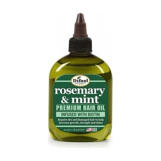 Difeel Rosemary & Mint Premium Hair Oil With Biotin 75ml / 210ml - Gtworld.de