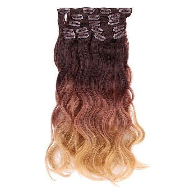 Dream Hair 8 Clip - In Ombre Extensions Kunsthaar - Gtworld.de