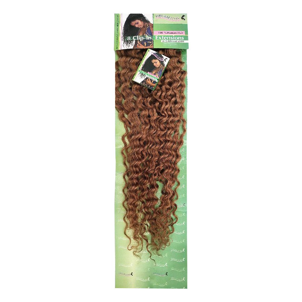 Dream Hair Clip - In Extensions Set Deep Wave Human Hair, Echthaar - gtworld.de