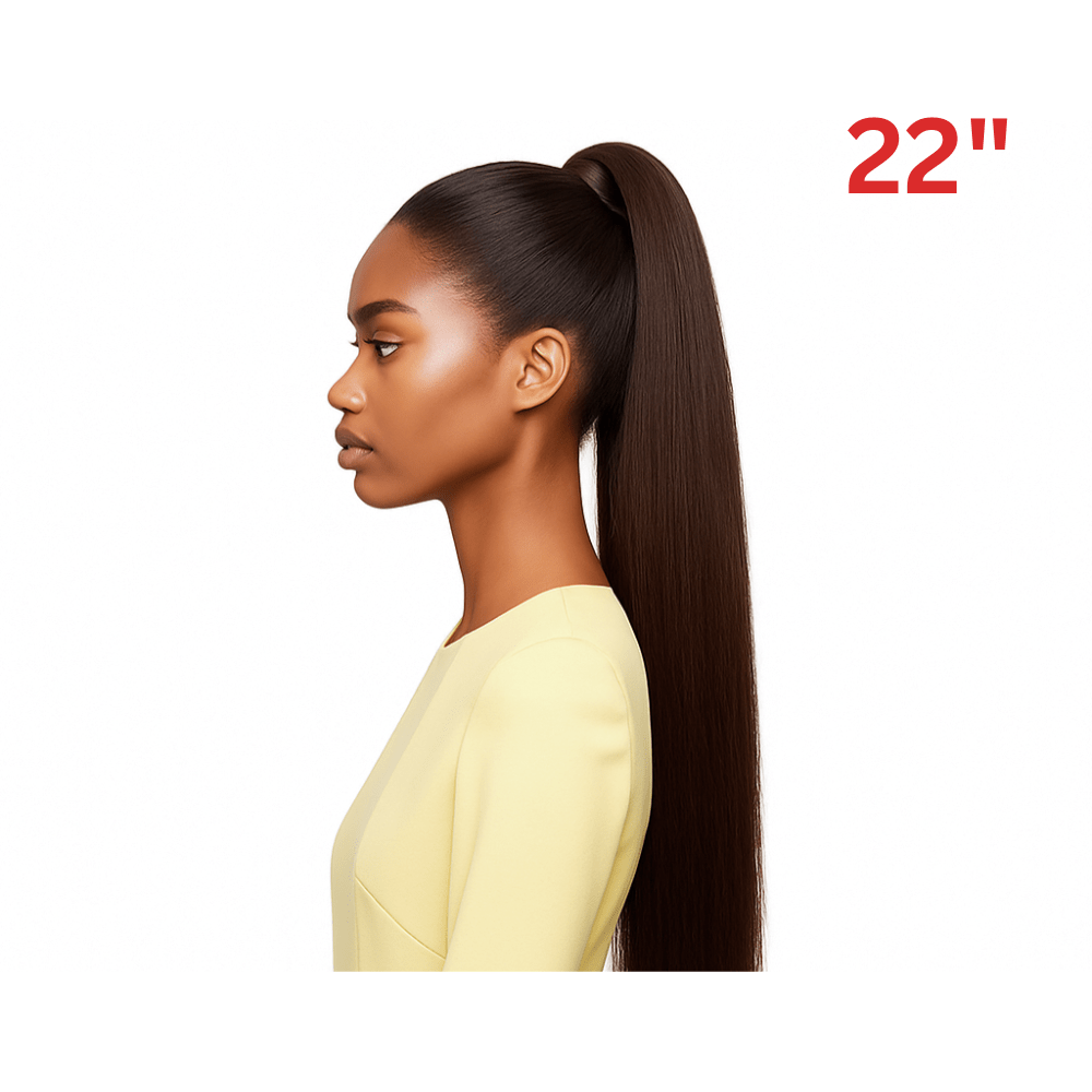 Dream Hair EL Ponytail Straight Human Hair 22" & 24" - gtworld.de