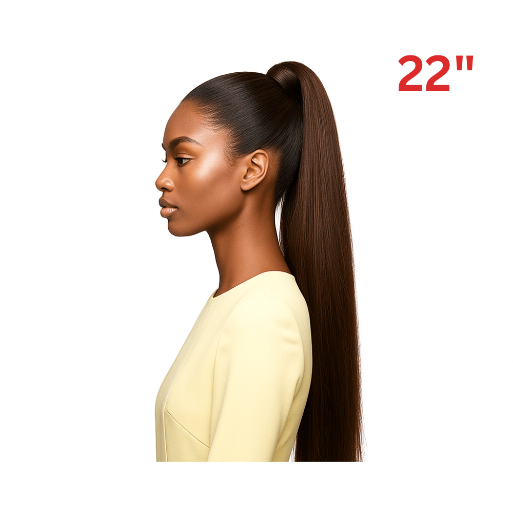 Dream Hair EL Ponytail Straight Human Hair 22" & 24" - gtworld.de