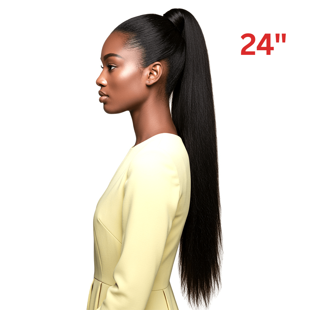 Dream Hair EL Ponytail Straight Human Hair 22" & 24" - gtworld.de