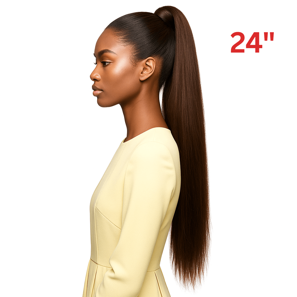 Dream Hair EL Ponytail Straight Human Hair 22" & 24" - gtworld.de