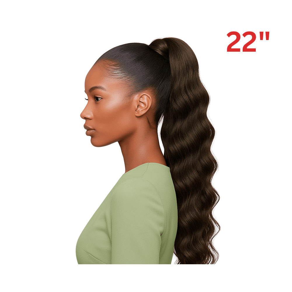 Dream Hair El Ponytail Wavy Human Hair 22" & 24" - gtworld.de
