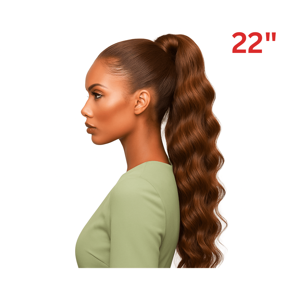 Dream Hair El Ponytail Wavy Human Hair 22" & 24" - gtworld.de