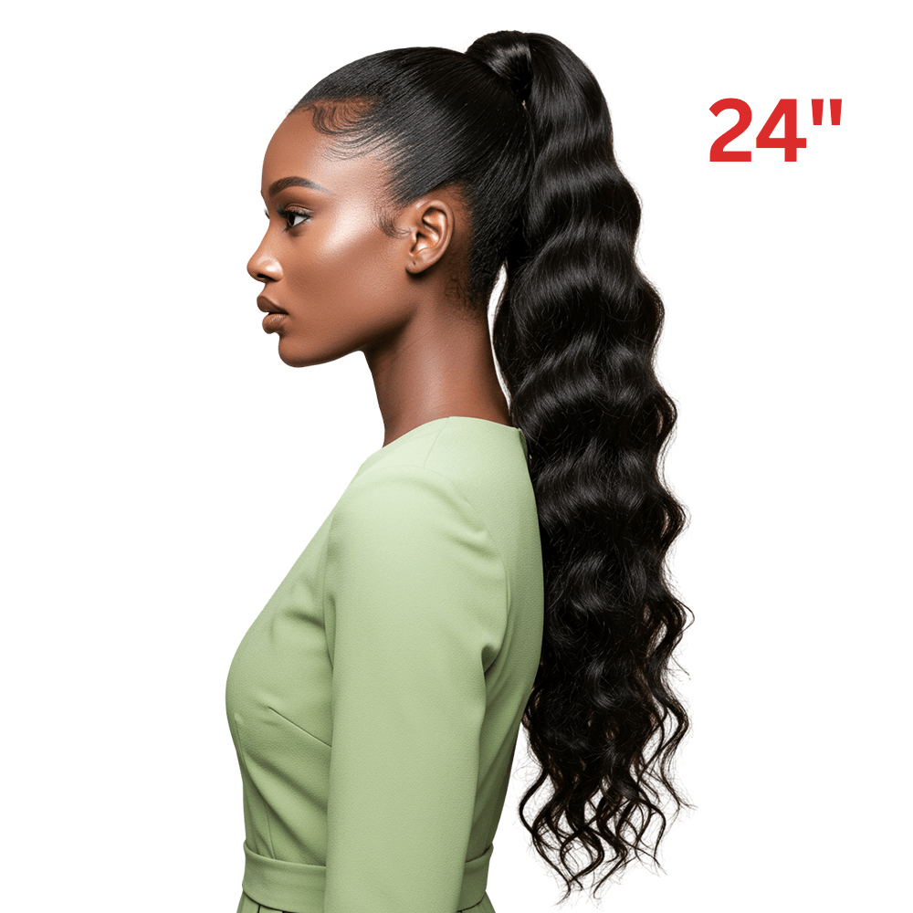 Dream Hair El Ponytail Wavy Human Hair 22" & 24" - gtworld.de