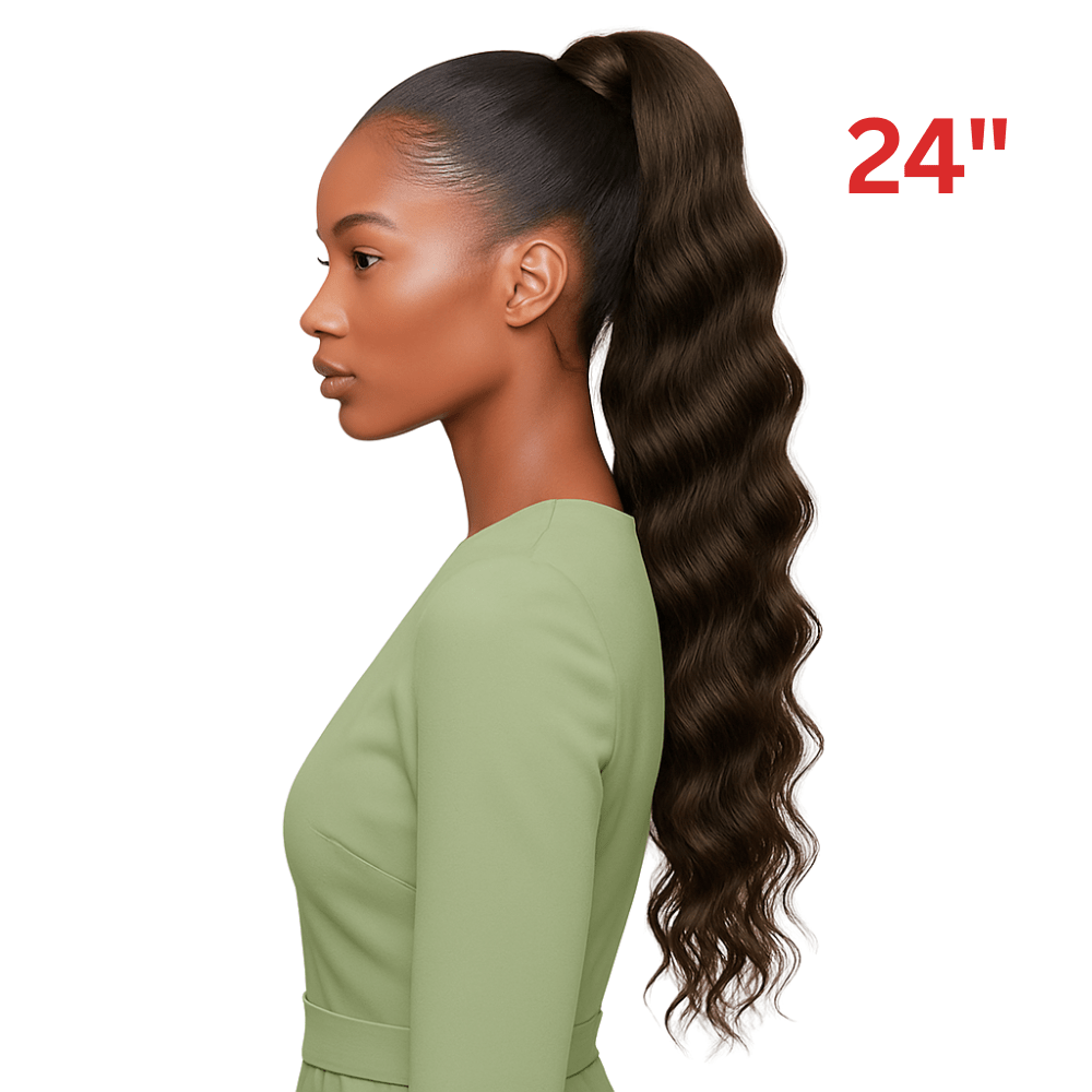 Dream Hair El Ponytail Wavy Human Hair 22" & 24" - gtworld.de