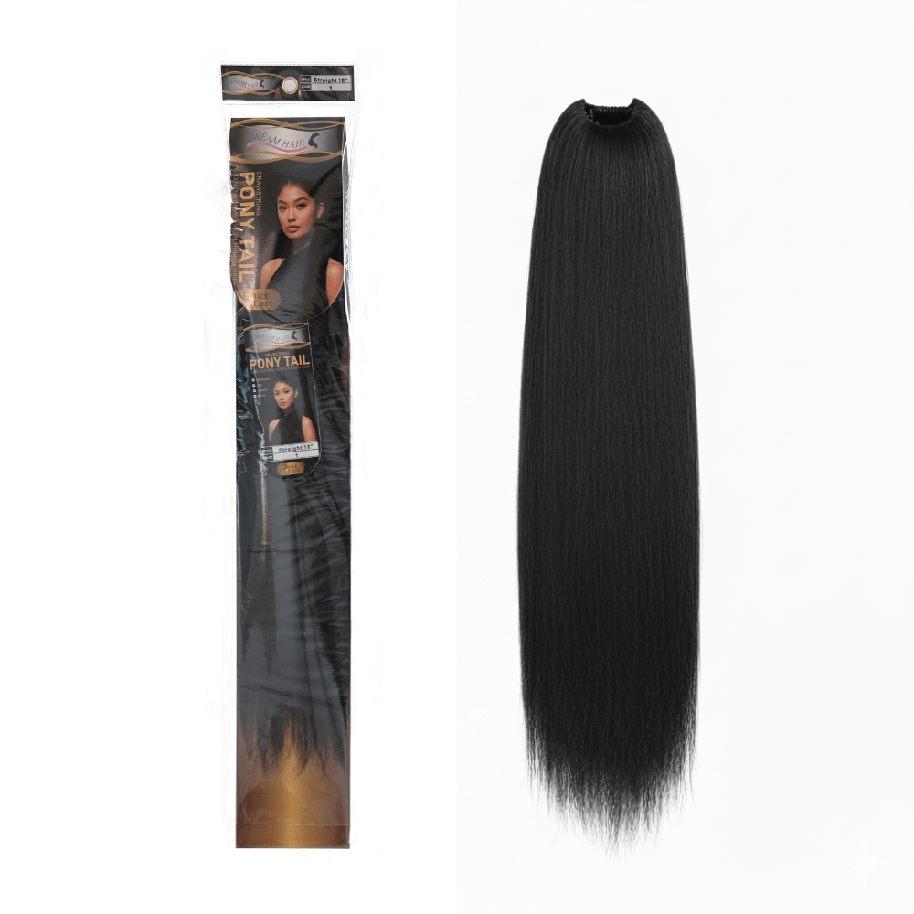 Dream Hair Human Hair Ponytail Straight 18" - gtworld.de