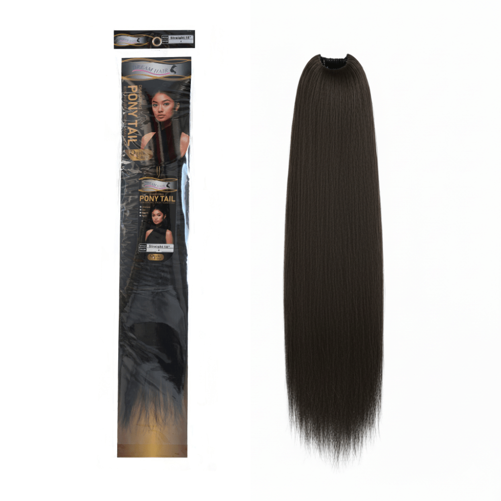 Dream Hair Human Hair Ponytail Straight 18" - gtworld.de