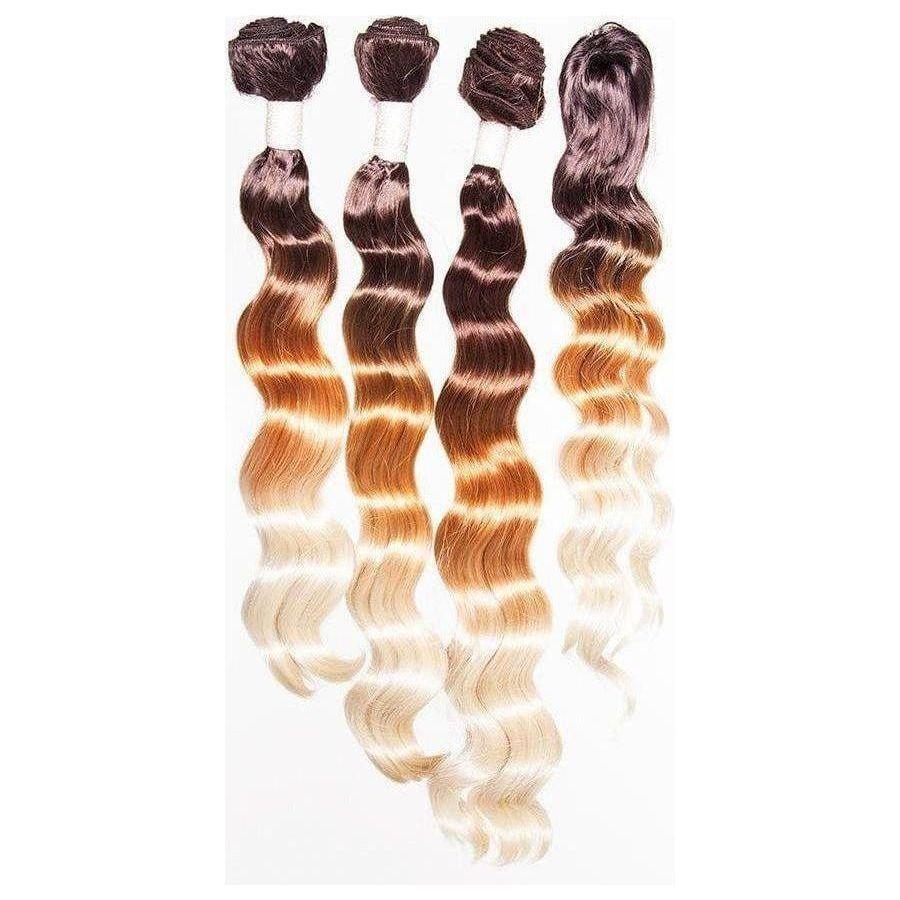 Dream Hair Ombre Kunsthaar Tressen 4Pcs - Gtworld.de