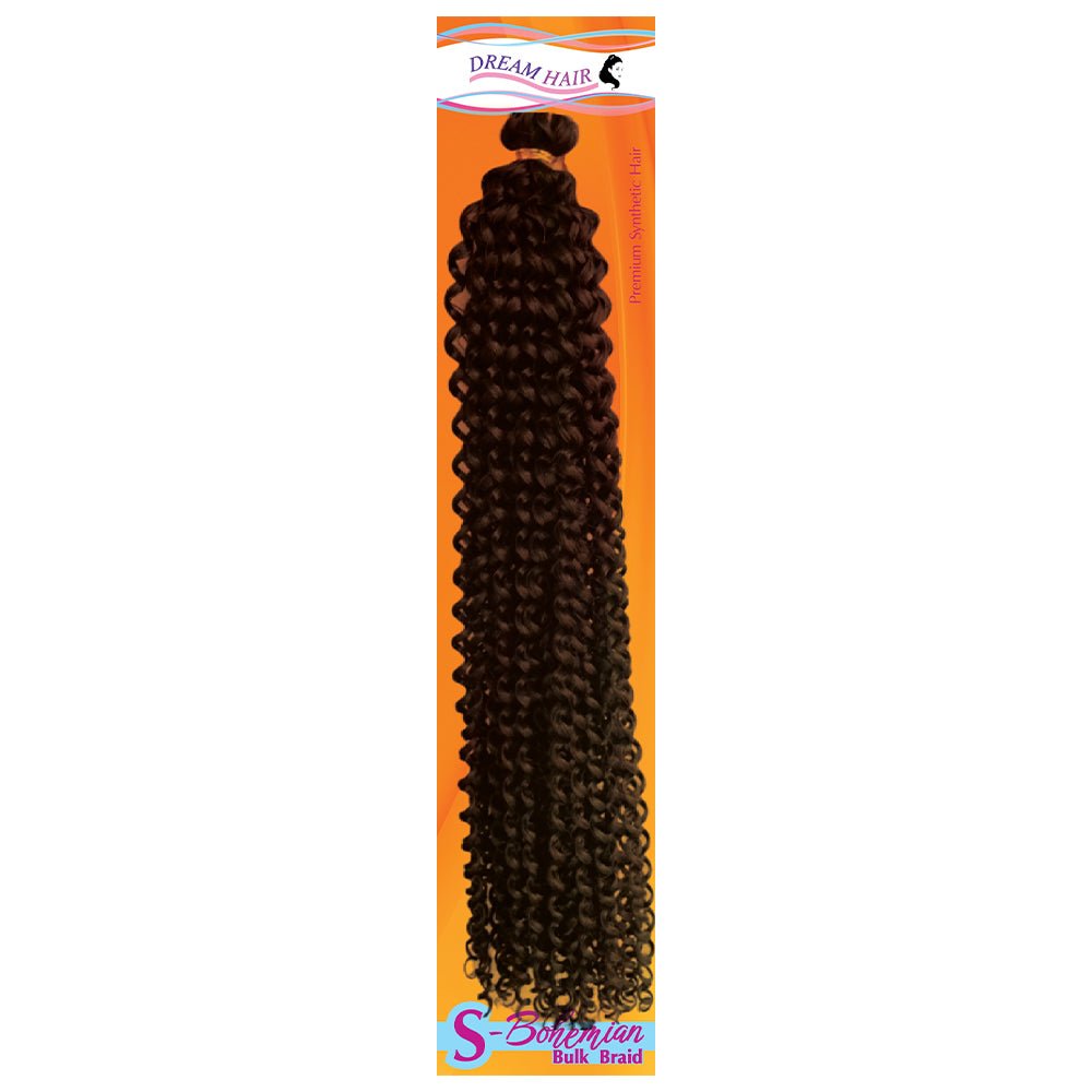 Dream Hair S - High Heat Bohemian Bulk Braid 16"/40cm Synthetic Hair - gtworld.de