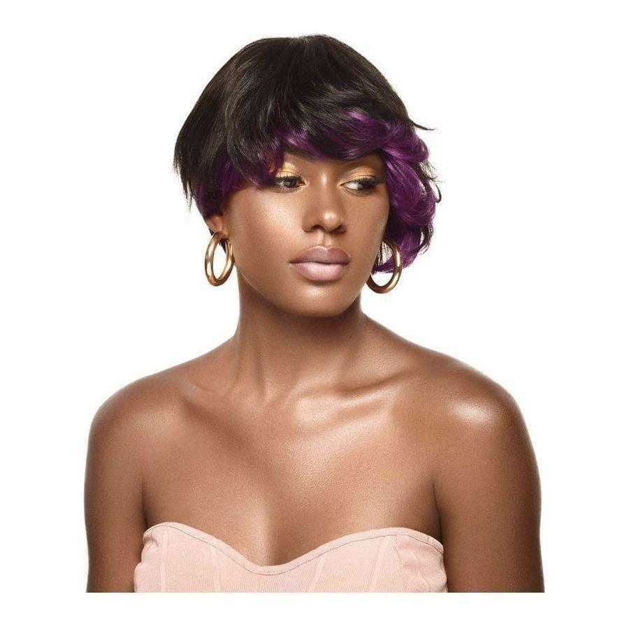 Dream Hair Wig HW Highlight Human Hair, Echthaar Perücke, Colour:1B - Gtworld.de