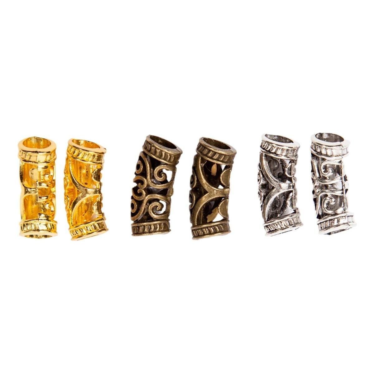 Dreamfix 32Pcs African Hair Beads 4 Style - gtworld.de