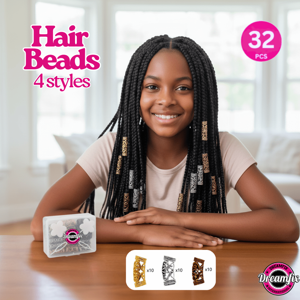Dreamfix 32Pcs African Hair Beads 4 Styles - gtworld.de