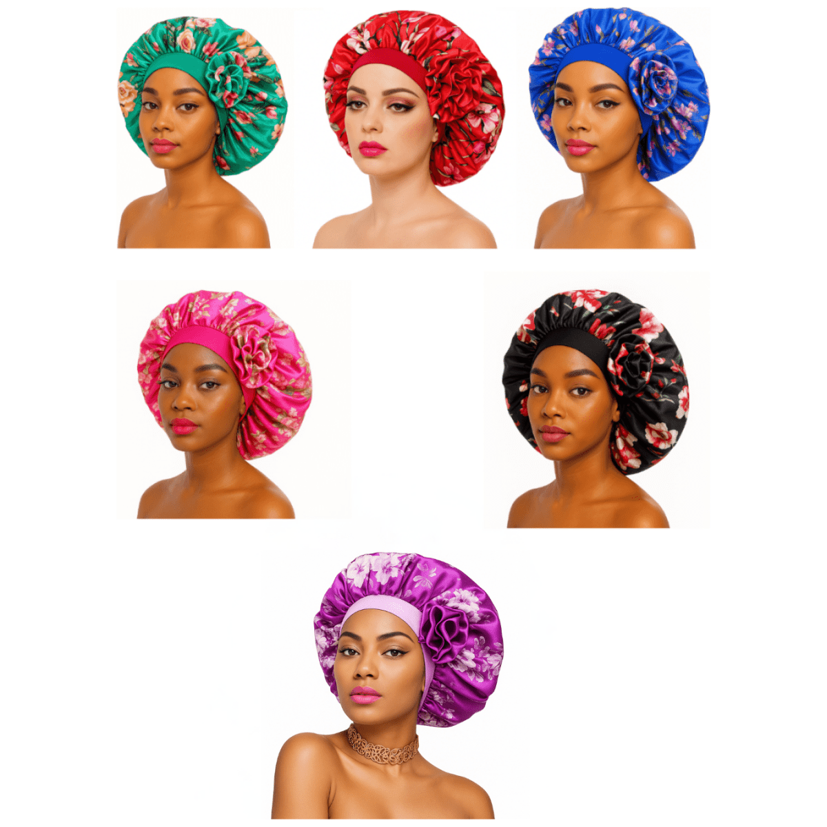 Dreamfix 3D Blume Bonnet - Erwachsene - gtworld.de