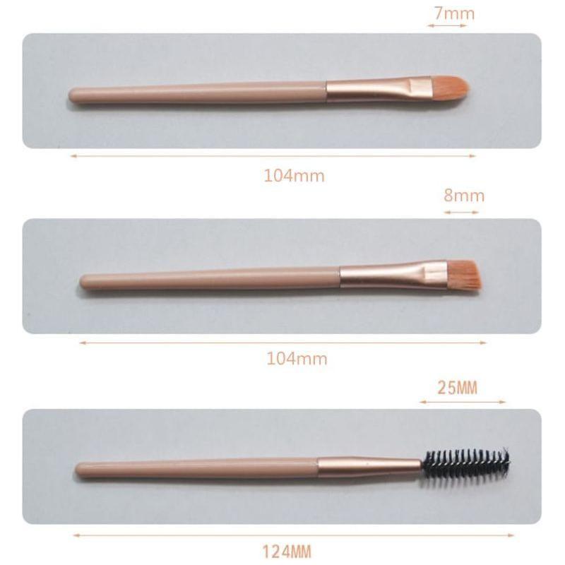 Dreamfix 8pcs Travel Makeup Brush Pink - gtworld.de