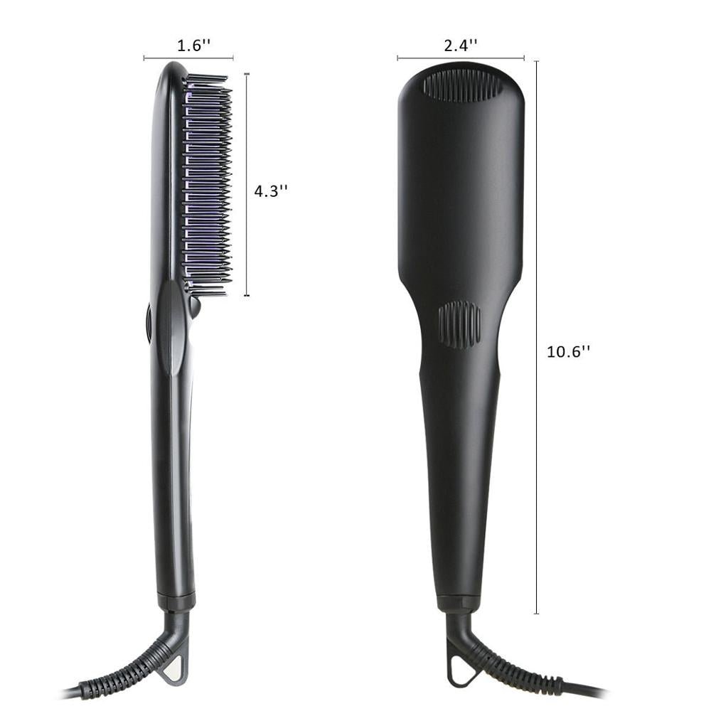 Dreamfix Adjustable Heated Straightening Ceramic Brush (Black) - gtworld.de