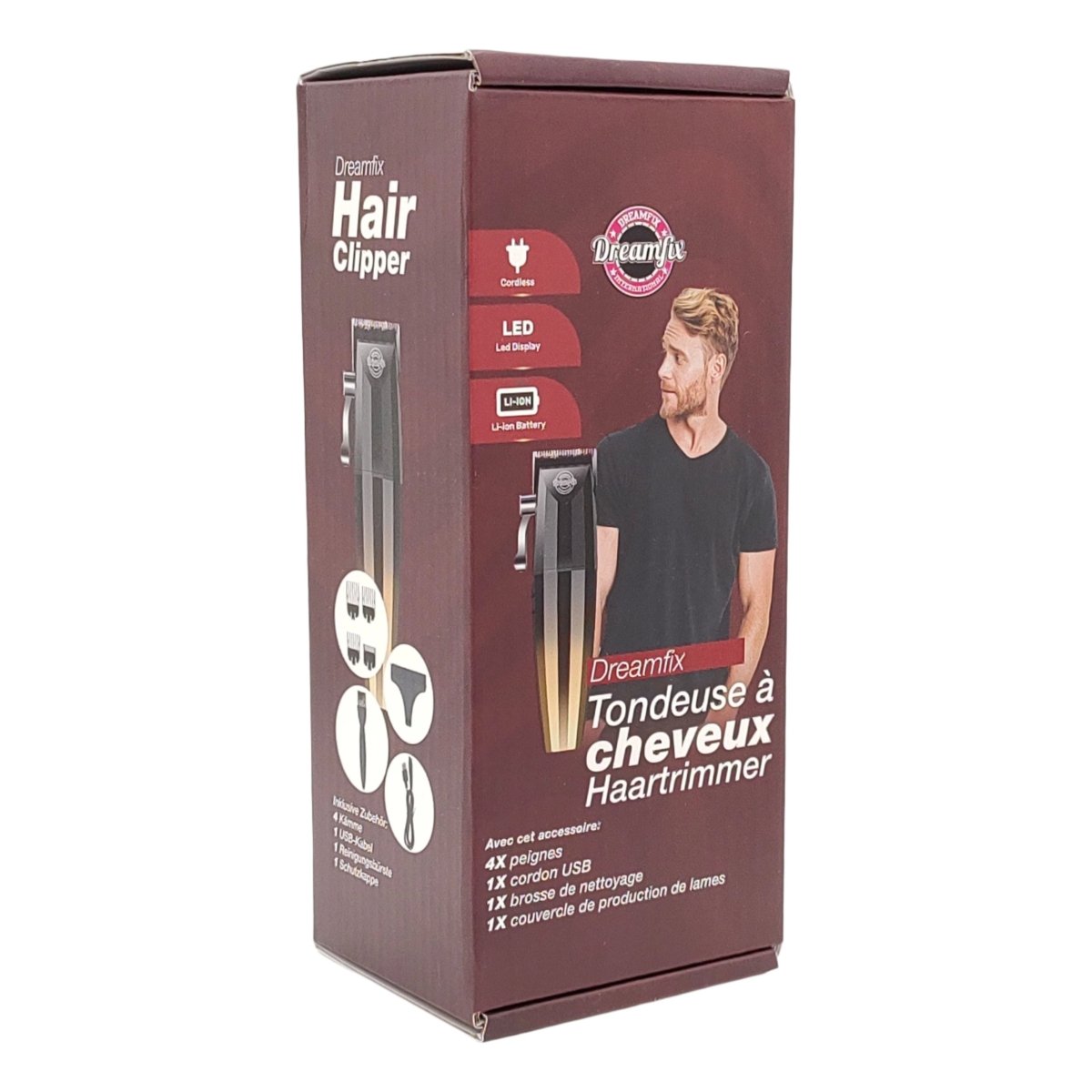 Dreamfix Cordless Hair Clippers for Men – USB Rechargeable - gtworld.de