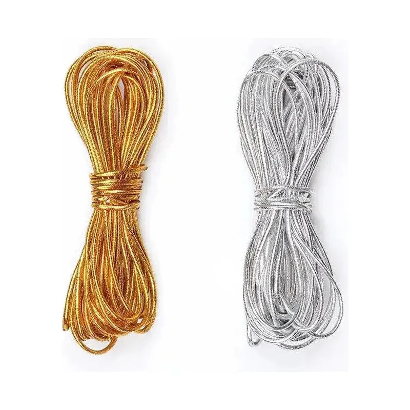 Dreamfix Gold &Silver Braided Hair Cord 1 meter String Accessories - gtworld.de