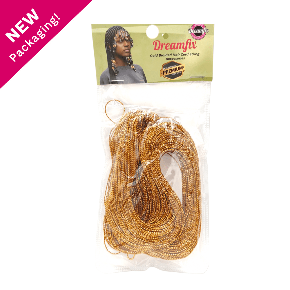 Dreamfix Gold &Silver Braided Hair Cord String Accessories - gtworld.de