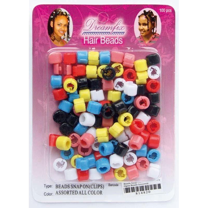 Dreamfix Hair Beads Open & Close 100 Per Pack - Gtworld.de