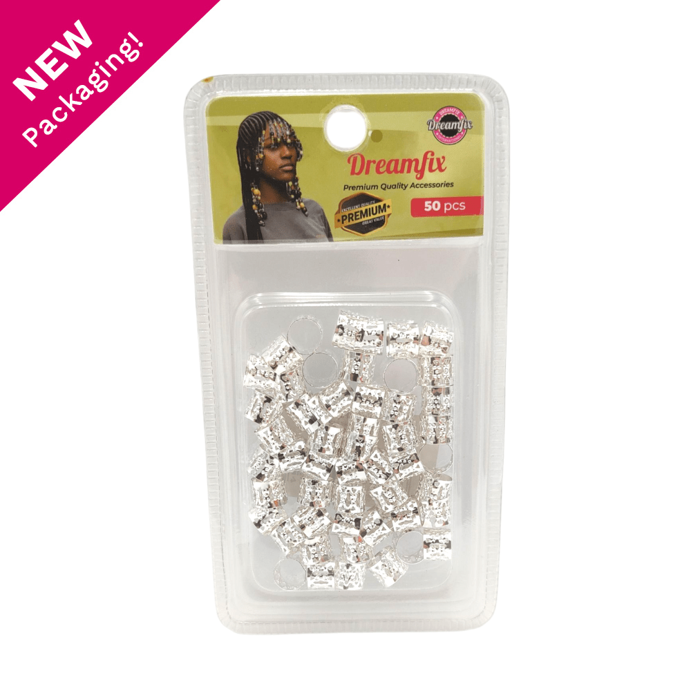 Dreamfix Open Rings Hair Beads Gold /Silver 50Pcs - gtworld.de