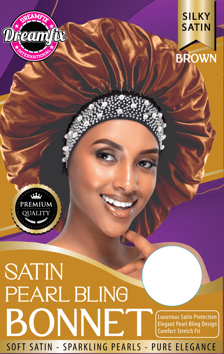 Dreamfix Satin Pearl Bling Bonnet - gtworld.de