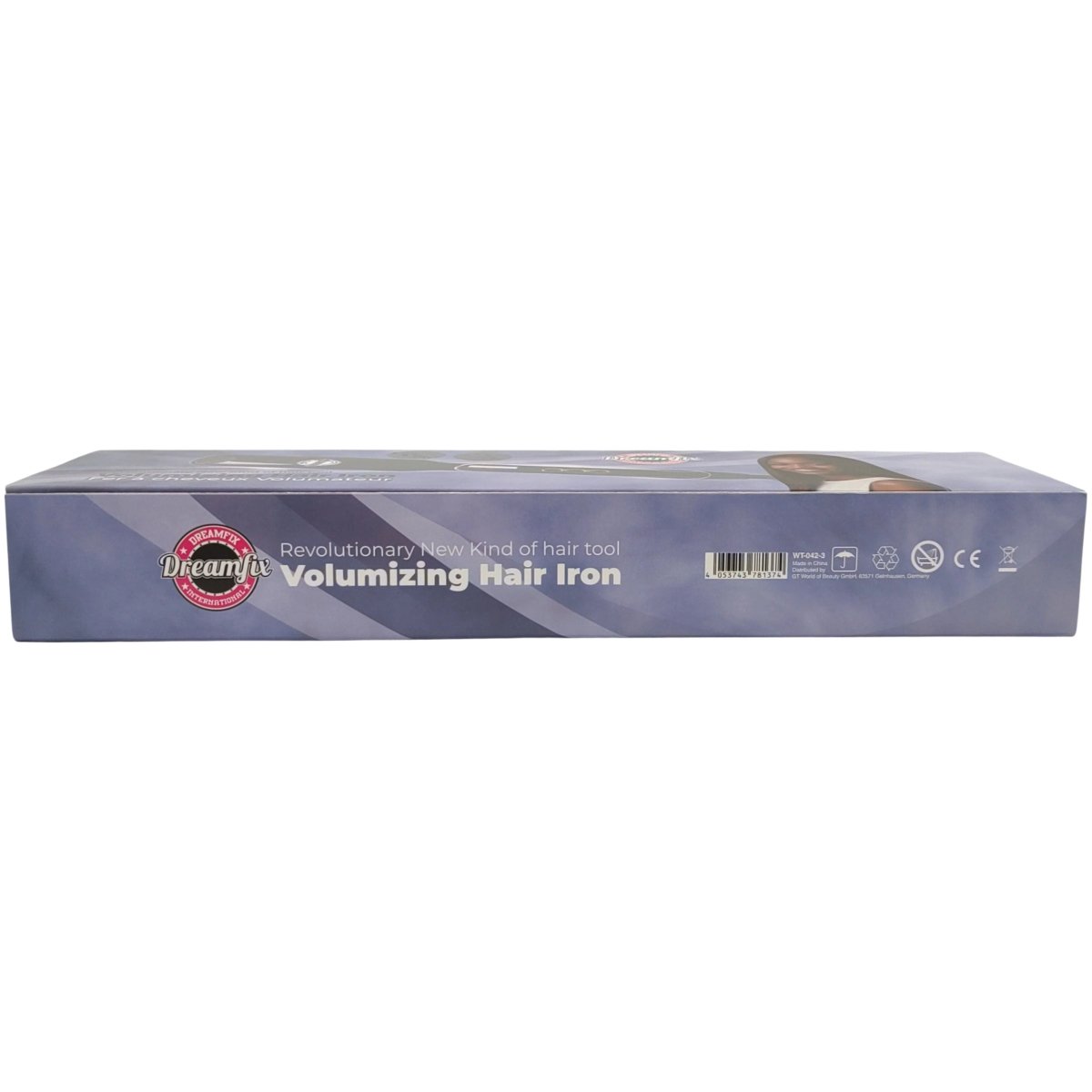 Dreamfix Sleek Ceramic Flat Iron with Digital Control (Black) - gtworld.de