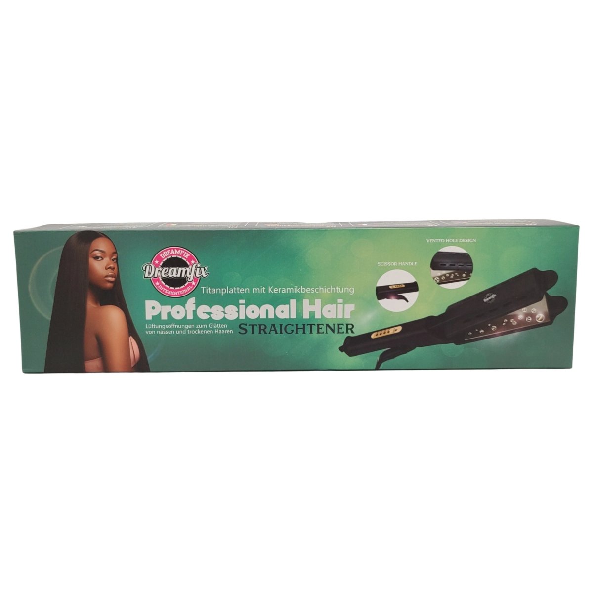 Dreamfix Titanium InstaHeat Wet & Dry Straightener (Black) - gtworld.de