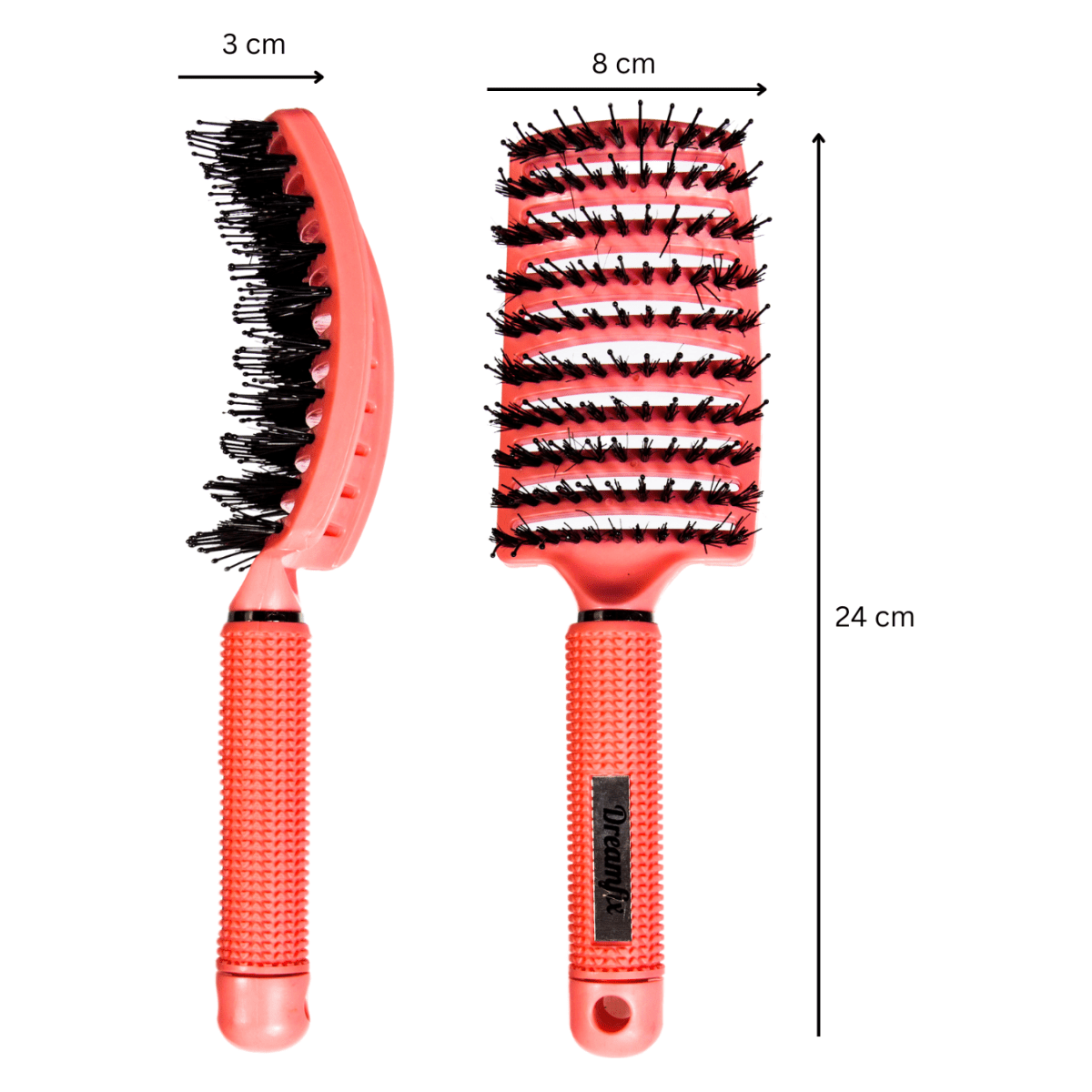 Dreamfix Vent Hair Brush w/Nylon & Boar Bristle Pink - gtworld.de