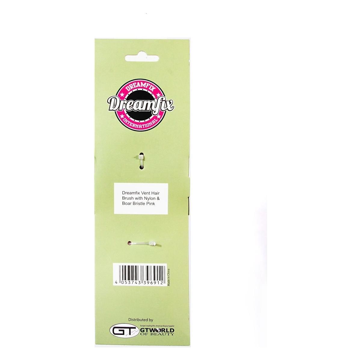 Dreamfix Vent Hair Brush w/Nylon & Boar Bristle Pink - gtworld.de