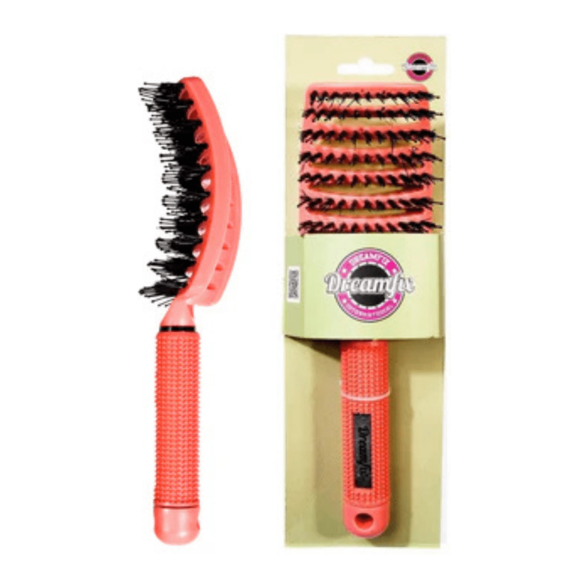 Dreamfix Vent Hair Brush w/Nylon & Boar Bristle Pink - gtworld.de