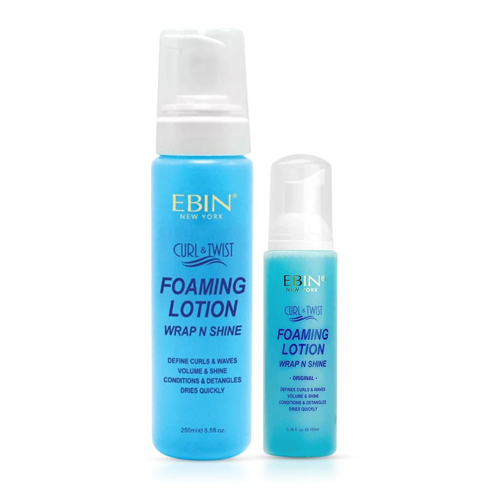 Ebin New York Curl & Twist Foaming Lotion Wrap N Shine Original 100ml/250ml - gtworld.de