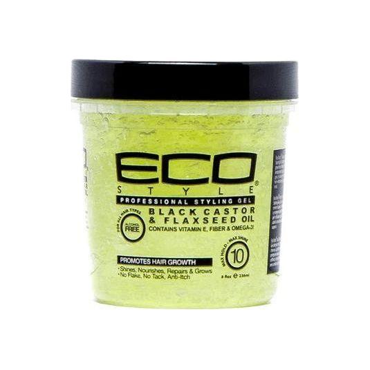 Eco Style Black Castor & Flaxseed Oil Gel 80oz/32oz/16oz/8oz - Gtworld.de