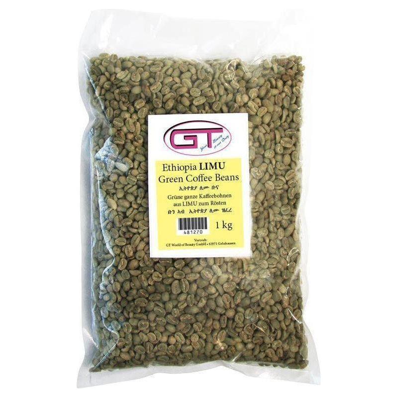 Ethiopian grüne Kaffeebohnen (LIMU) 1 kg - Gtworld.de